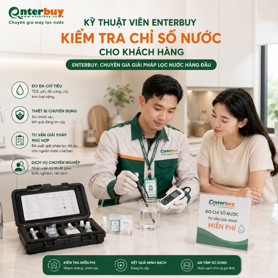 Enterbuy: Chuyên gia giải pháp lọc nước hàng đầu
