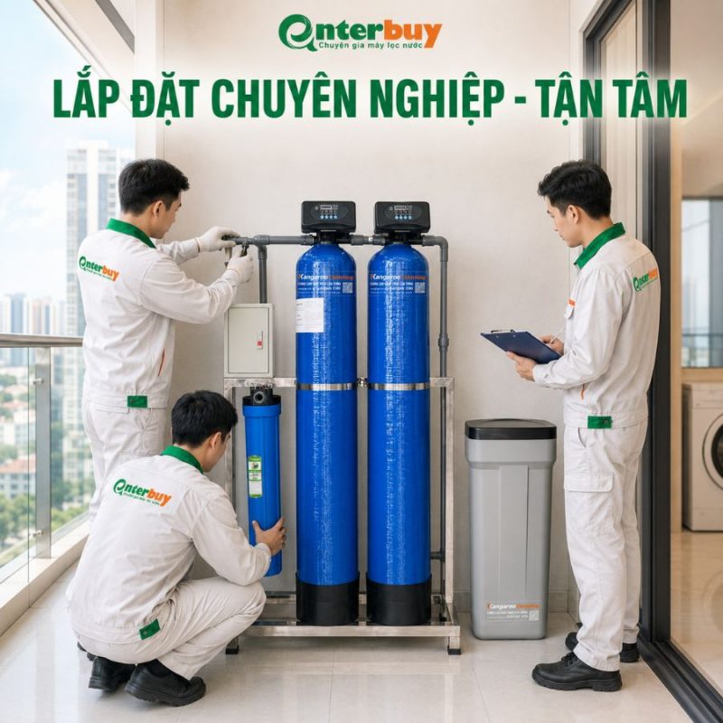 Bộ lọc tổng đầu nguồn gia đình KG1054TL2, Van tự động, Xử lý Canxi