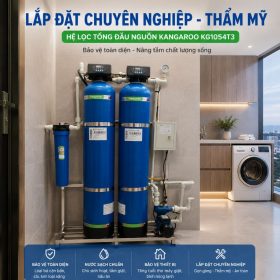 Bộ lọc nước tổng đầu nguồn Kangaroo KG1054T3, Van tự động
