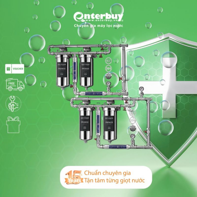 Lọc tổng đầu nguồn Geyser Ecotar 4F4As