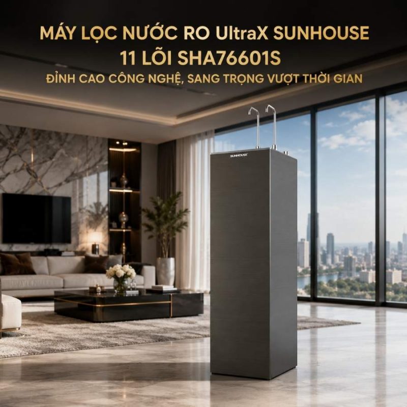 Máy lọc nước RO UltraX SUNHOUSE 11 lõi SHA76601S