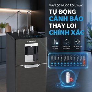 Tính năng cảnh báo thay lõi thông minh của máy lọc nước Sunhouse UltraX