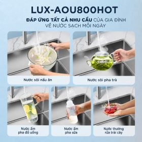 Máy lọc nước A. O. Smith LUX-AOU800HOT đặt gầm công suất lớn