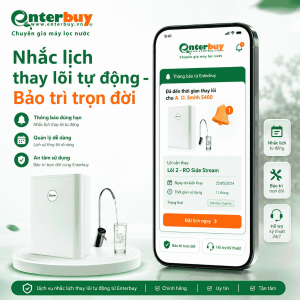 Thông báo nhắc lịch thay lõi cho Máy lọc nước A.O.Smith S400