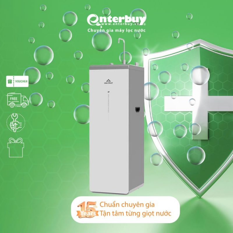Máy lọc nước Hòa Phát HPA855 - 12 lõi lọc