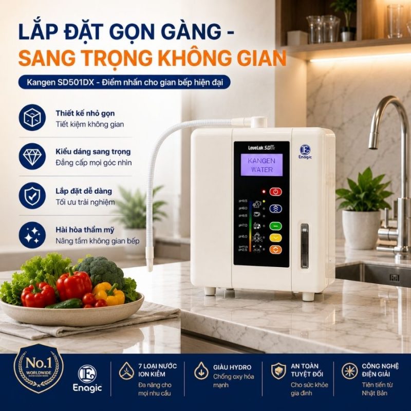Máy lọc nước Kangen LevelLuk SD501DX