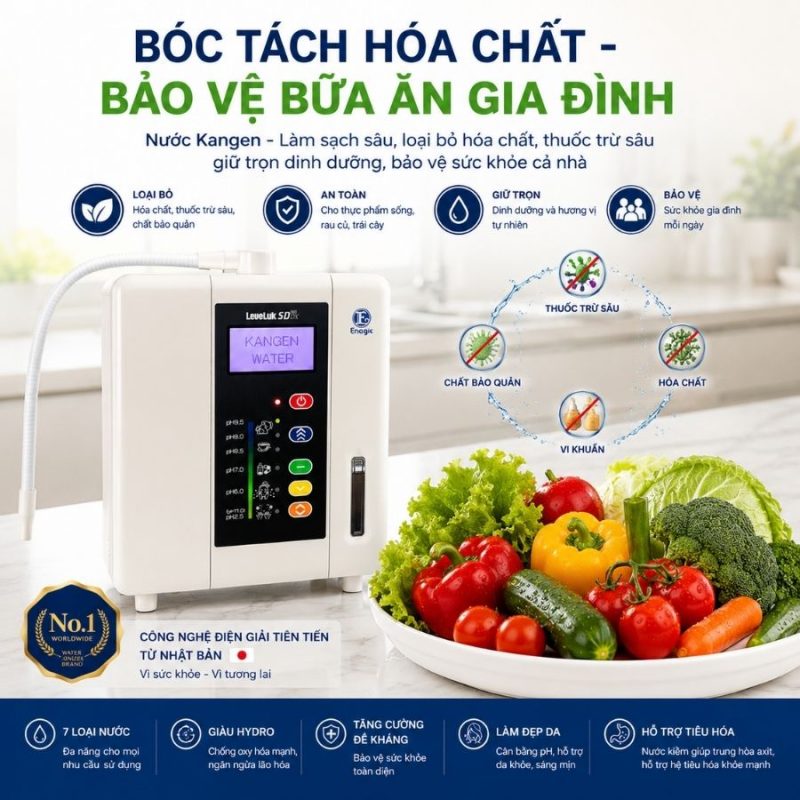 Máy lọc nước Kangen LevelLuk SD501DX