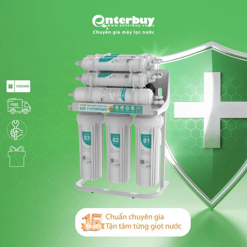 Máy lọc nước Karofi Livotec 218 - Hydrogen 10 Lõi Mới 2026