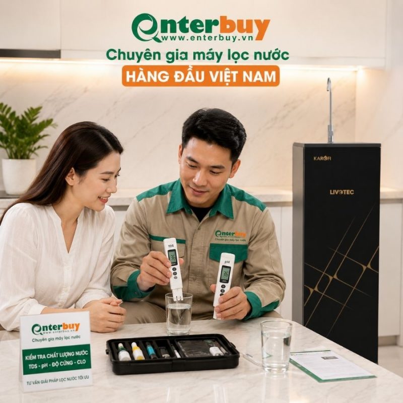 Máy lọc nước Karofi Livotec 606S - Mẫu Mới 2026