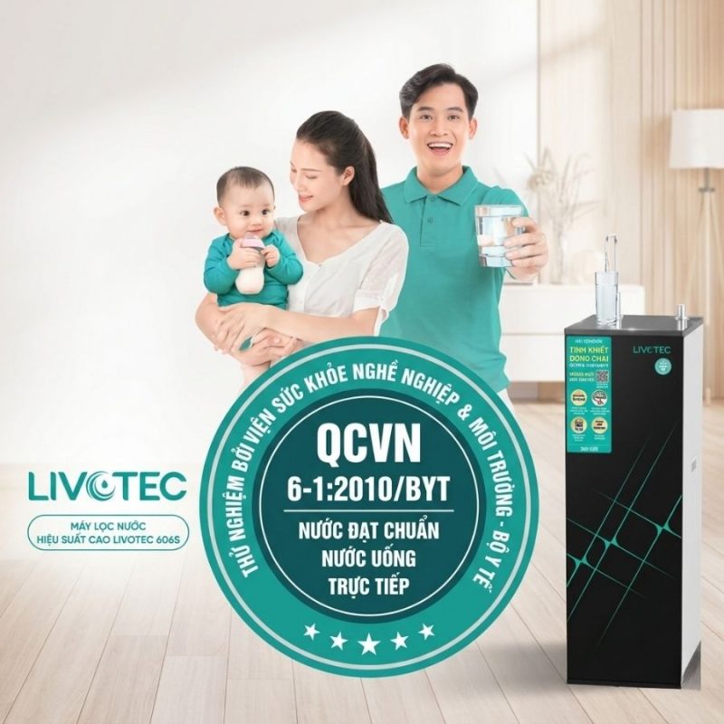 Máy lọc nước Karofi Livotec 606S - Mẫu Mới 2026