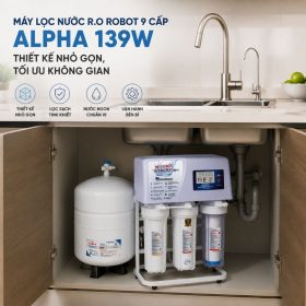 Máy lọc nước R.O Robot 9 cấp Alpha 139W