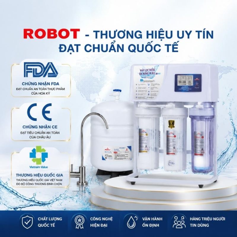 Máy lọc nước R.O Robot 9 cấp Alpha 139W