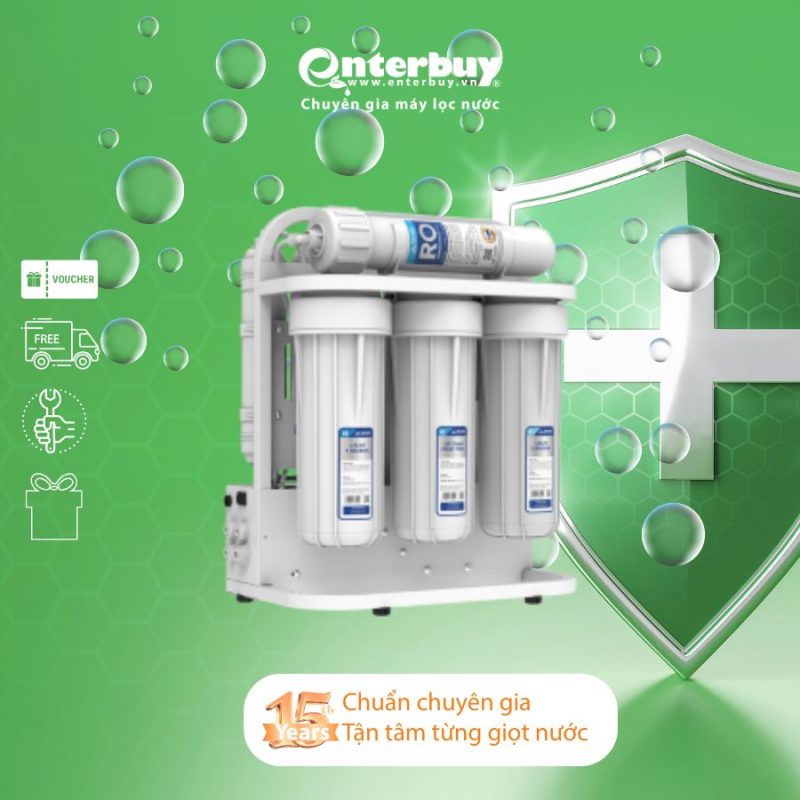 Máy lọc nước RO để gầm Hòa Phát HPU416