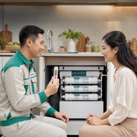 Máy lọc nước RO không vỏ Sunhouse 10 lõi SHA8805U