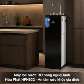 Máy lọc nước RO nóng nguội lạnh Hòa Phát HPN632 - 10 cấp lọc
