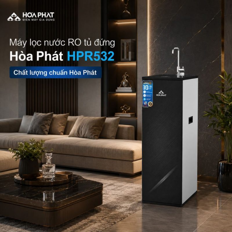 Máy lọc nước RO tủ đứng Hòa Phát HPR532