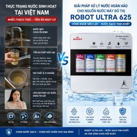 Máy lọc nước UF treo tường Robot ULTRA 625