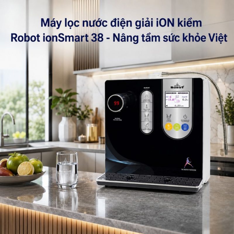 Máy lọc nước điện giải iON kiềm Robot ionSmart 38
