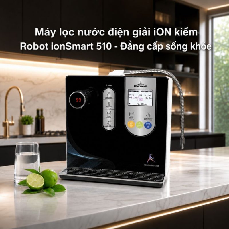 Máy lọc nước điện giải iON kiềm Robot ionSmart 510 dịch vụ VIPCARE