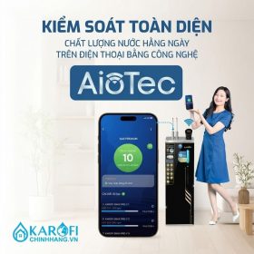Máy lọc nước nóng lạnh Hydro-ion Kiềm Karofi SA8 chất lượng