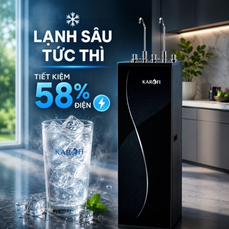 Máy lọc nước nóng lạnh Karofi KAD-D69