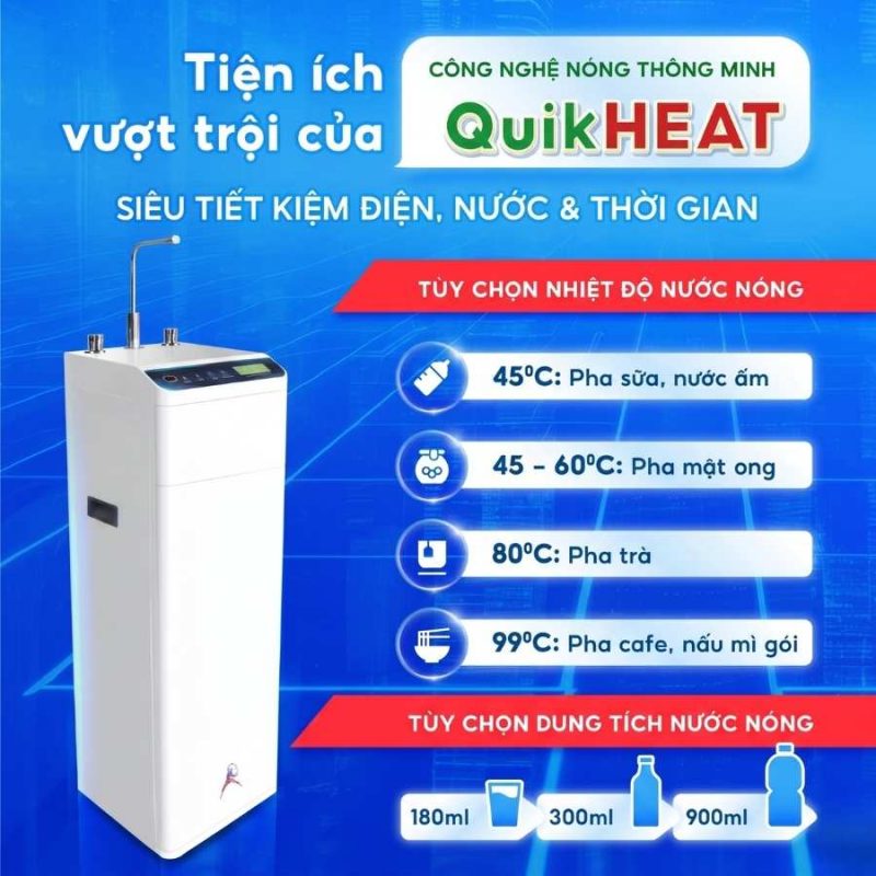 Máy lọc nước nóng thông minh - lạnh ROBOT UltraQC-6U