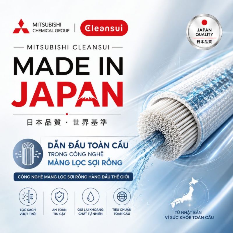 Thiết bị lọc nước lắp tại vòi Cleansui EF401
