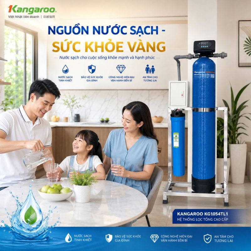 Bộ lọc tổng đầu nguồn gia đình KG1054TL1, Van tự động