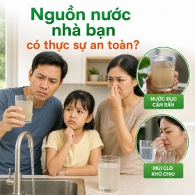Bộ lọc tổng Kangaroo 3 cấp KG1054LT-3 van tự động 1000l/h siêu lọc