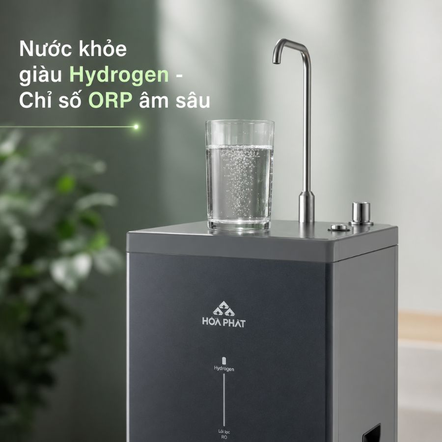 Nước khỏe giàu Hydrogen - Chỉ số ORP âm sâu