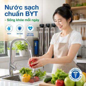 Nước sạch chuẩn BYT - Sống khỏe mỗi ngày