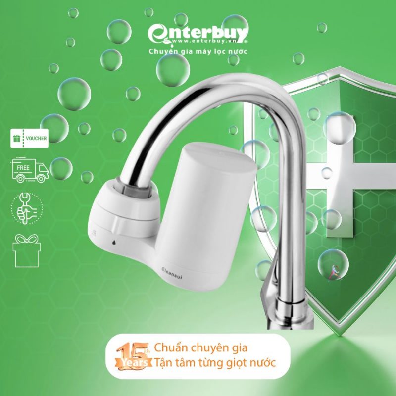 Thiết bị lọc nước lắp tại vòi Cleansui EF401