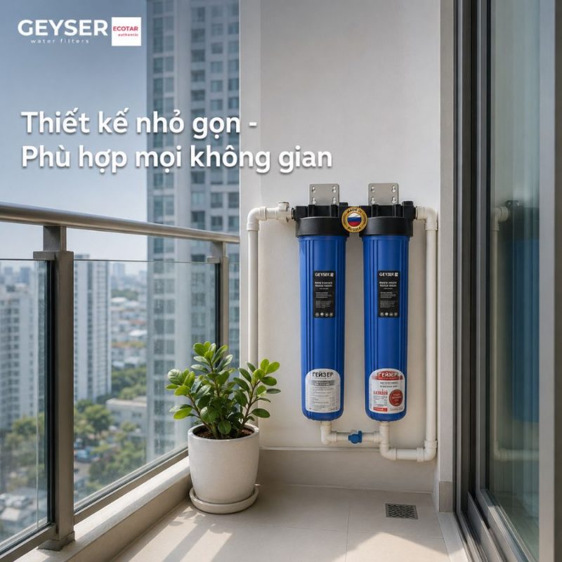 Bộ lọc nước tổng đầu nguồn Geyser Ecotar ECO