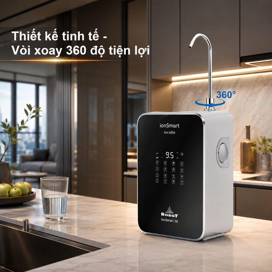 Thiết kế tinh tế - Vòi xoay 360 độ tiện lợi