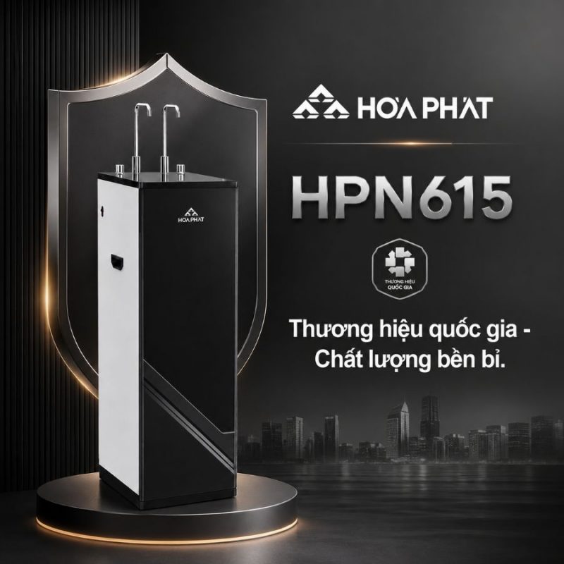 Máy lọc nước RO nóng nguội Hòa Phát HPN615
