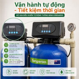 Bộ lọc tổng Kangaroo 3 cấp KG1054LT-3 van tự động 1000l/h siêu lọc