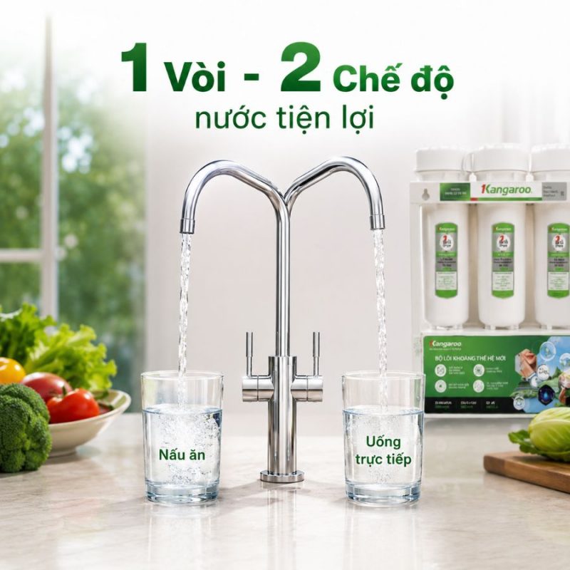 Máy lọc nước Kangaroo Hydrogen KGHP12K - 12 Lõi Mới 2026