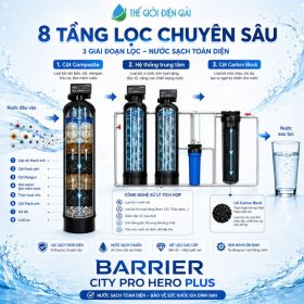 Lọc tổng đầu nguồn Barrier City Pro Hero Plus