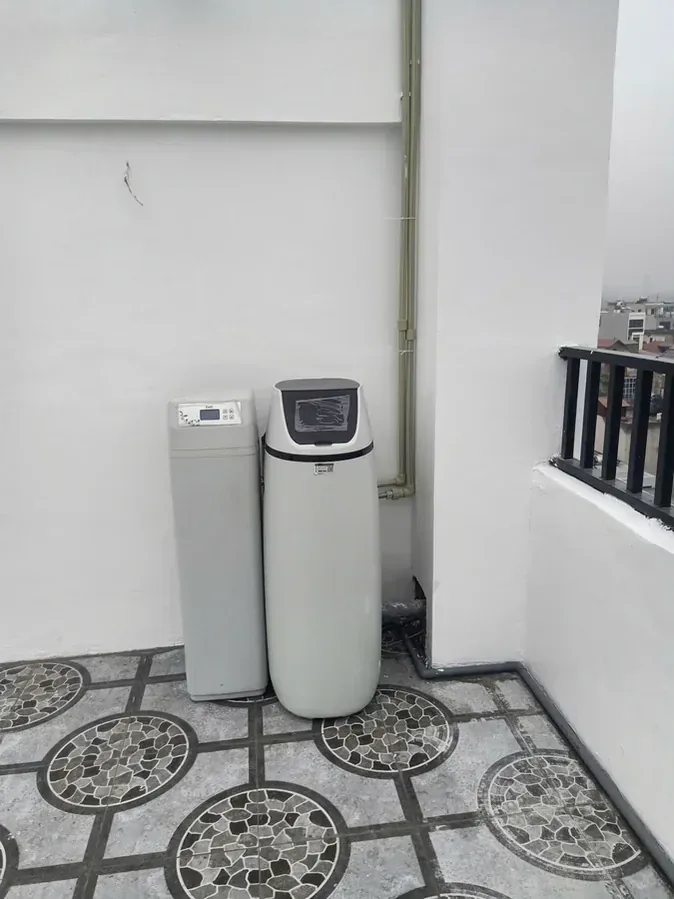 Hệ lọc tổng trung tâm lắp tại khu kỹ thuật nhà phố
