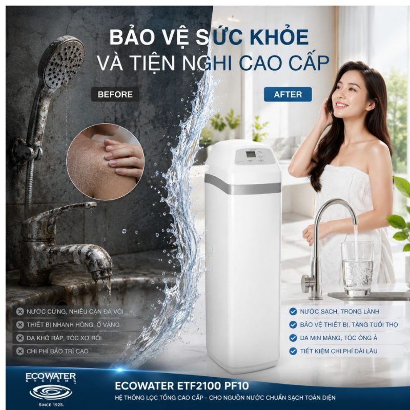 Lọc tổng đầu nguồn ECOWATER ETF2100 PF10