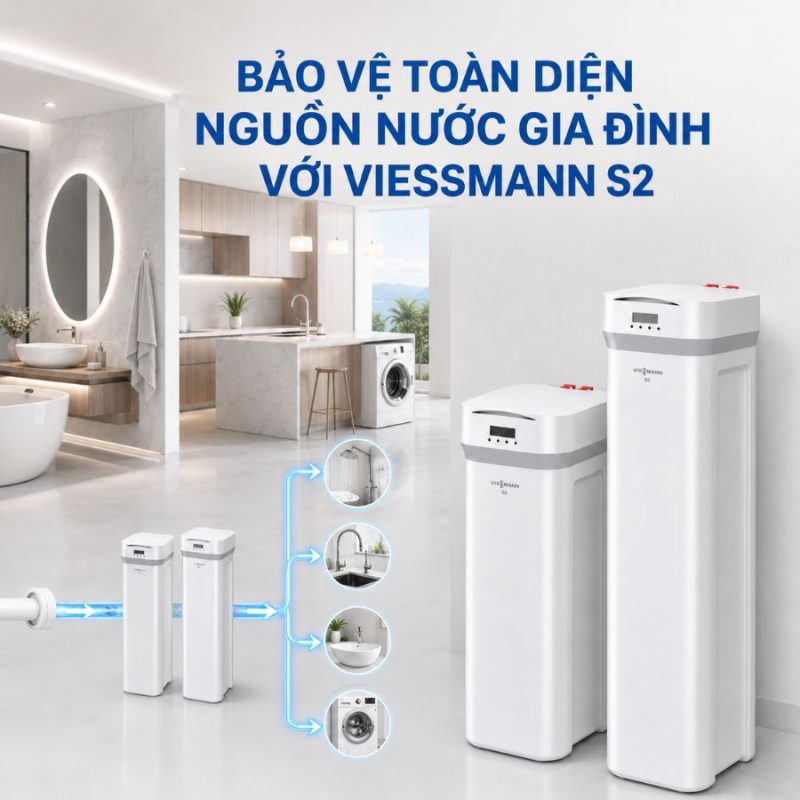 Hệ thống lọc nước đầu nguồn Viessmann Vitopure S2