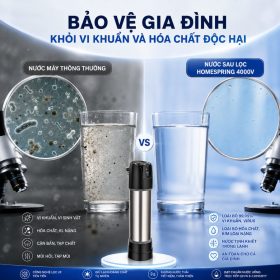 Hệ thống lọc tổng vi sinh Homesping 4000V