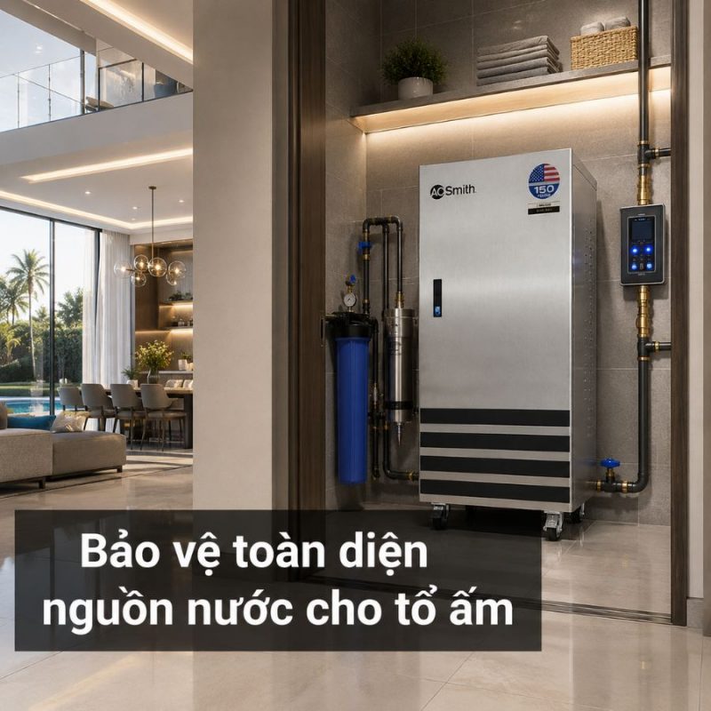 Máy lọc tổng đầu nguồn A. O. Smith AOW-S400 Pro