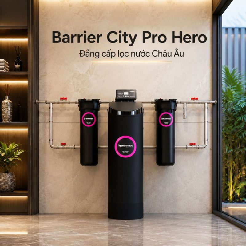 Lọc tổng đầu nguồn Barrier City Pro Hero