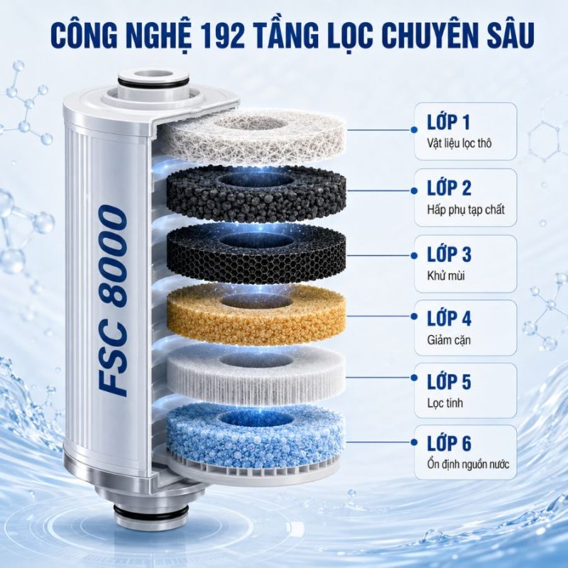 Hệ thống lọc nước đầu nguồn chất lượng Fuji Smart S3200