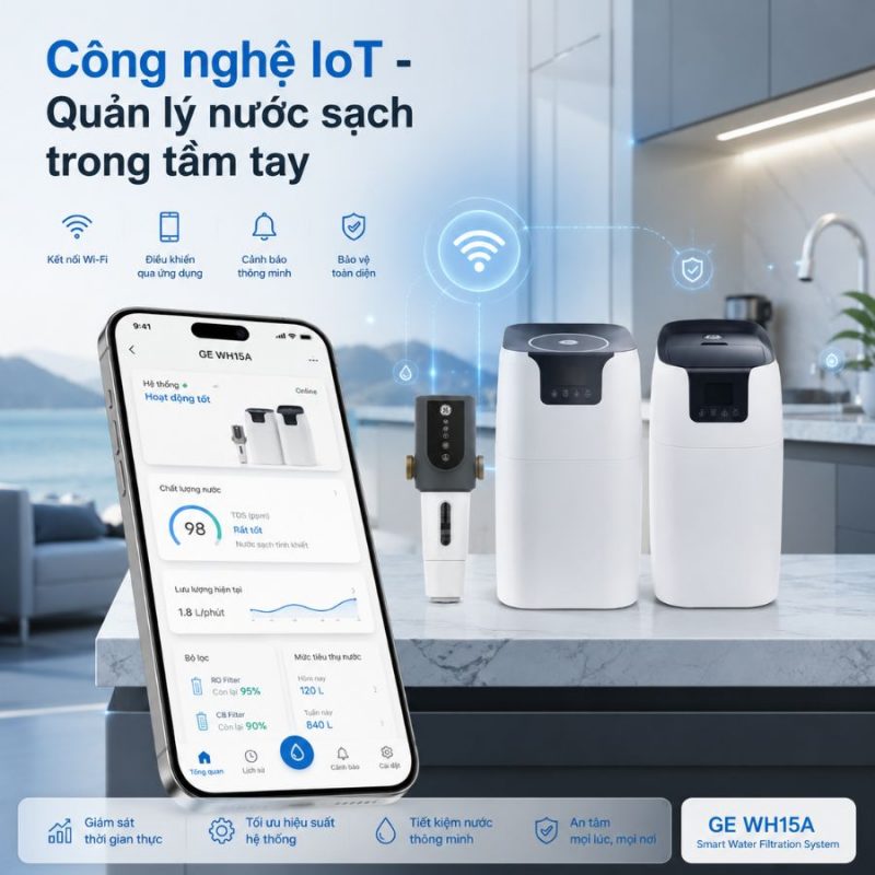 Hệ thống lọc nước đầu nguồn GE WH15A