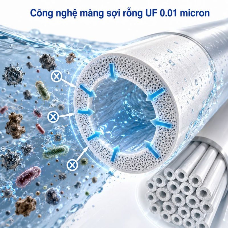 Hệ thống lọc tổng vi sinh Homesping 4000V