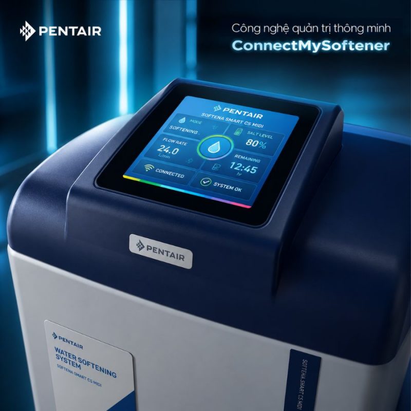 Hệ thống lọc tổng Pentair Softena Smart CS Midi nhập khẩu từ Châu Âu