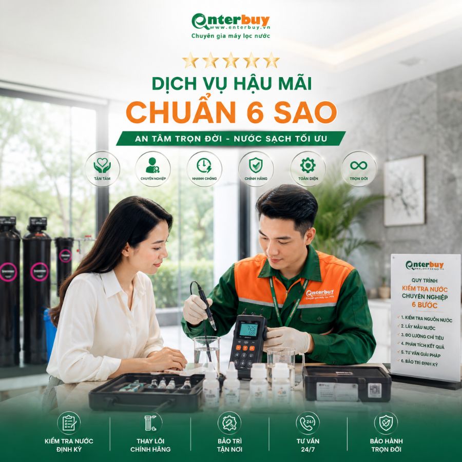 Dịch vụ kỹ thuật chuẩn chuyên gia chỉ có tại Enterbuy