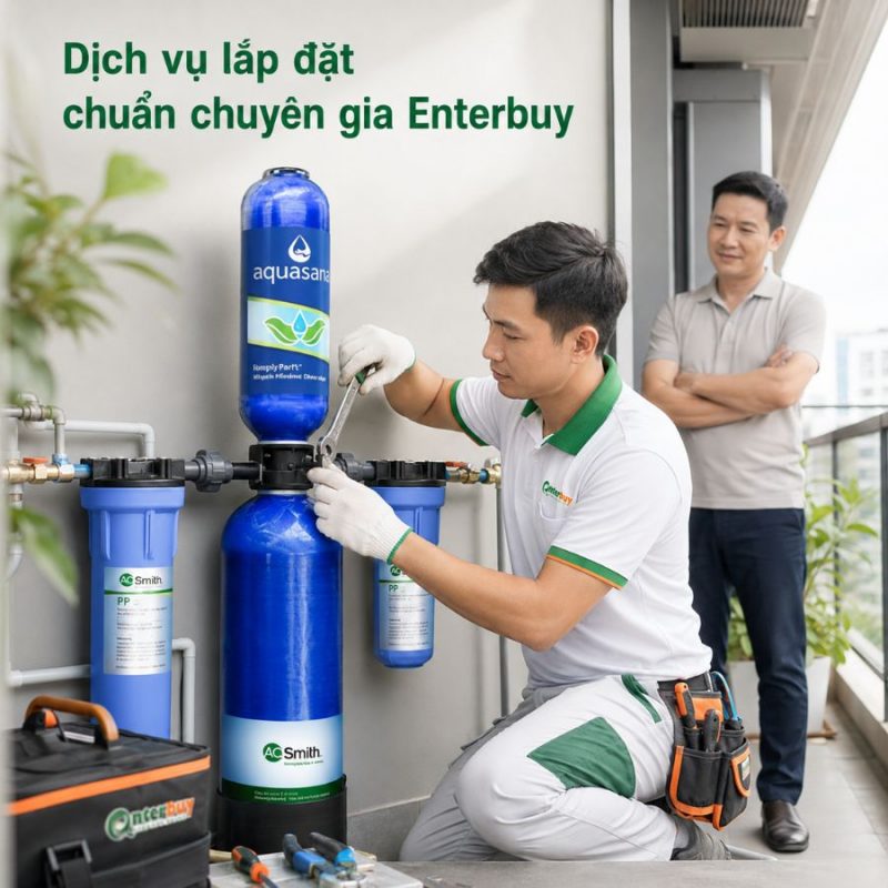 Hệ thống lọc nước đầu nguồn A. O. Smith AQ-1000 XS